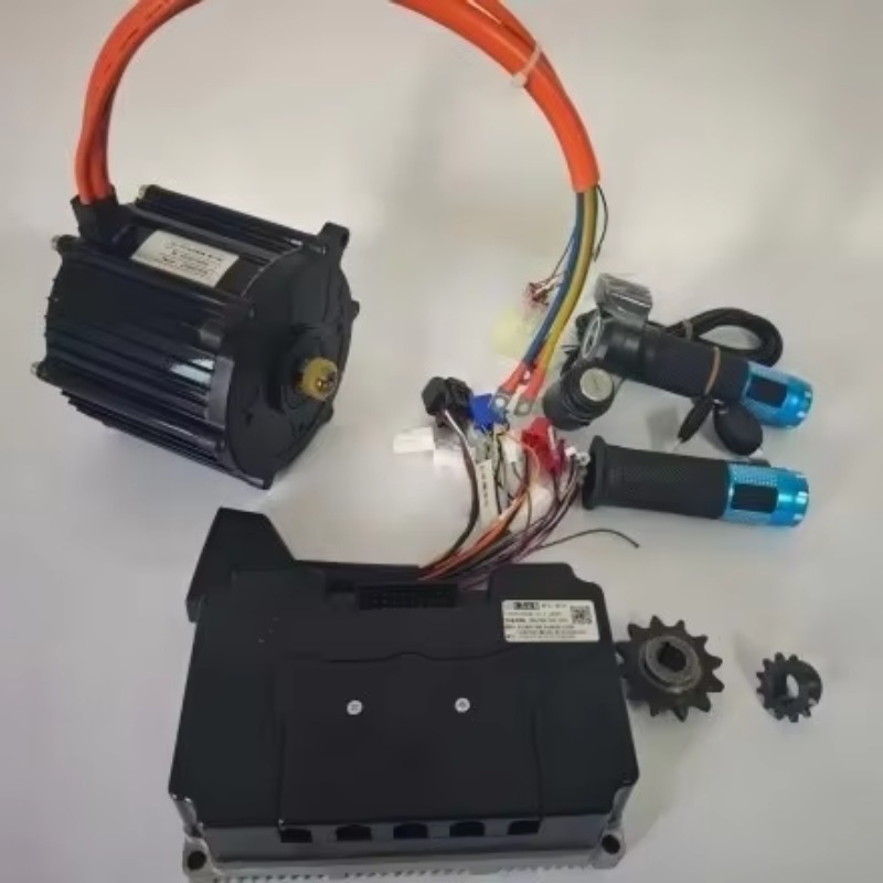 محرك وسطي بقوة 5000 واط، 72 فو - مراجعة Mid Drive Motor Kit 72V 5000W وسعره